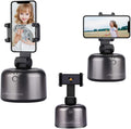 Apai Genie Ii - Auto Tracking Smartphone Holder - Handsfree Face Tracking Camera Stand - Smart Selfie Stick 360° Rotation for Live Stream, Videos and Photos Black