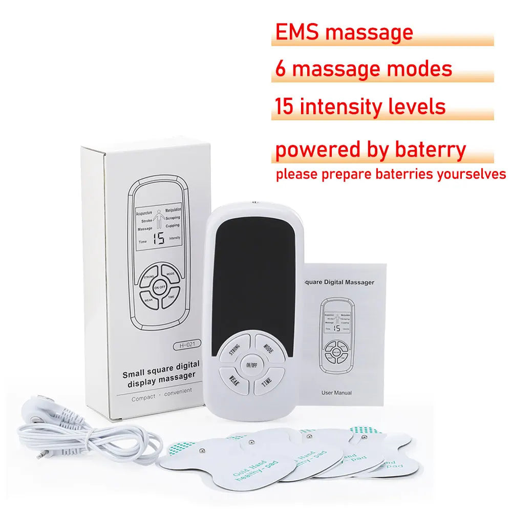 New Upgrade 36 Modes Tens Muscle Stimulator EMS Full Body Massaging Patches Back Waist Knee Digital Tool Muscle Relax Massager